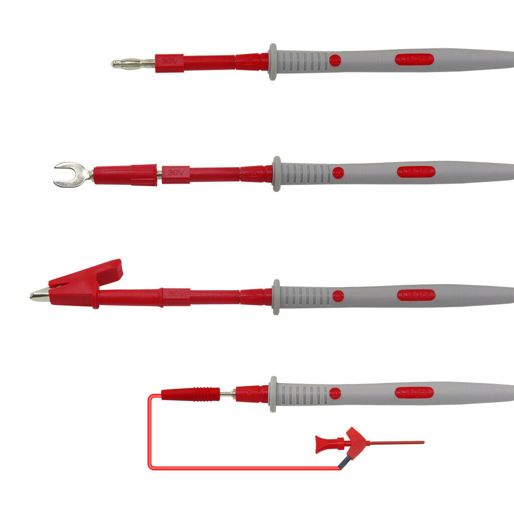 Banana Plug Electronic Test Lead 20-in-1 Multimeter Meter Test Probe Kit