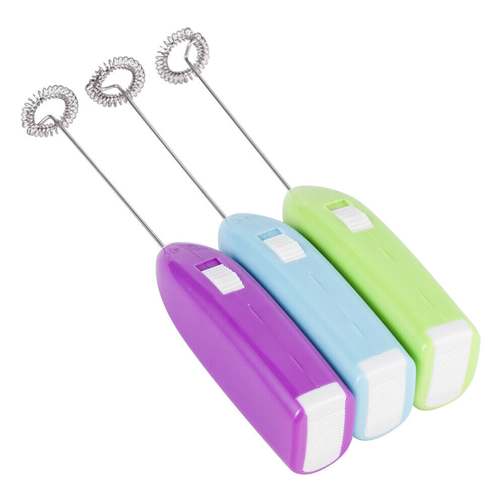 Handheld Coffee Latte Hot Chocolate Milk Frother Whisk Frothy Blend Whisker