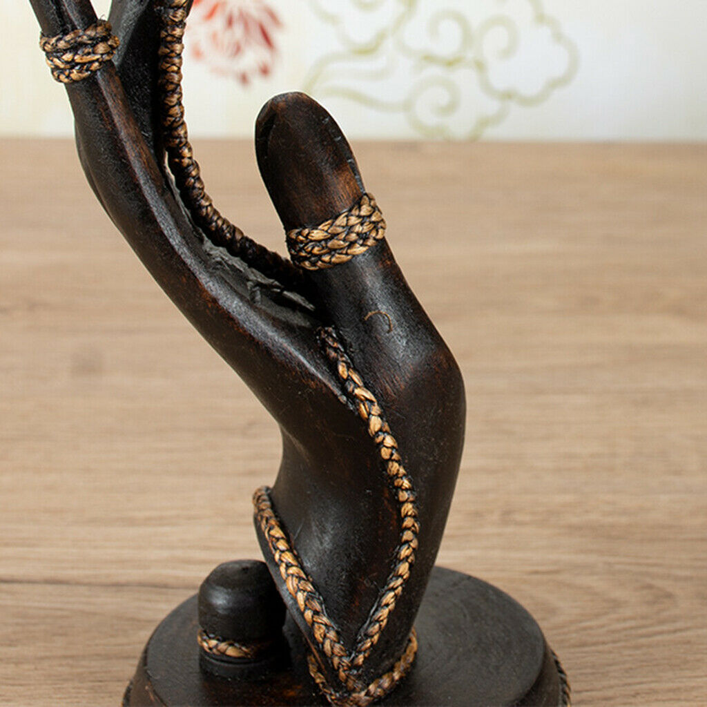 Handmade Creative Buddha Tea Light Candle Holder Retro Ornaments Living Room