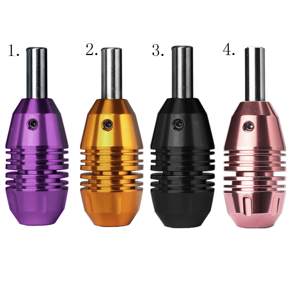 Aluminum Alloy Self Lock Tattoo Machine Tube Handle Grip Handle Bar Purple