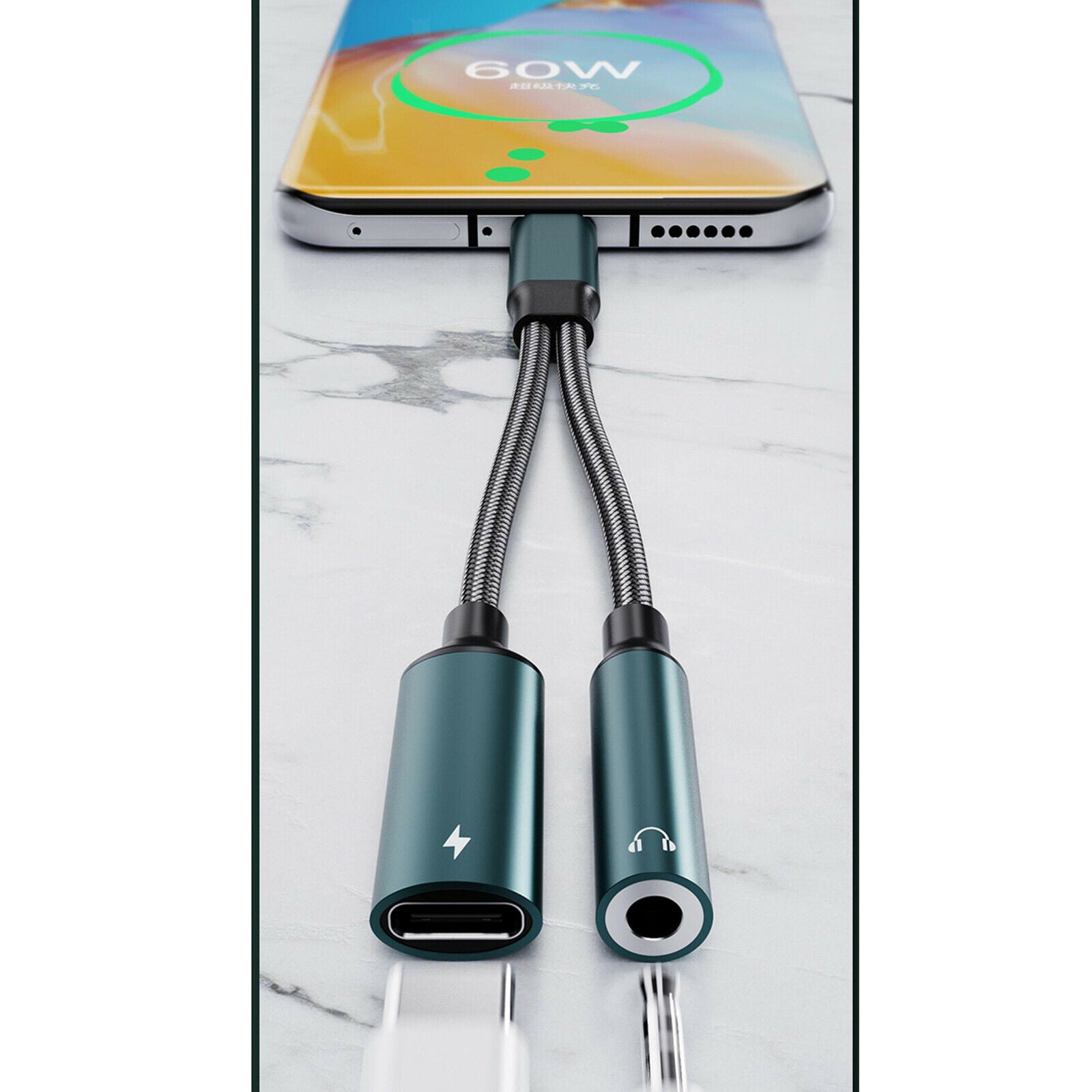 Audio Converter Headphone Adapter USB C to Audio Connector for Smart Phones