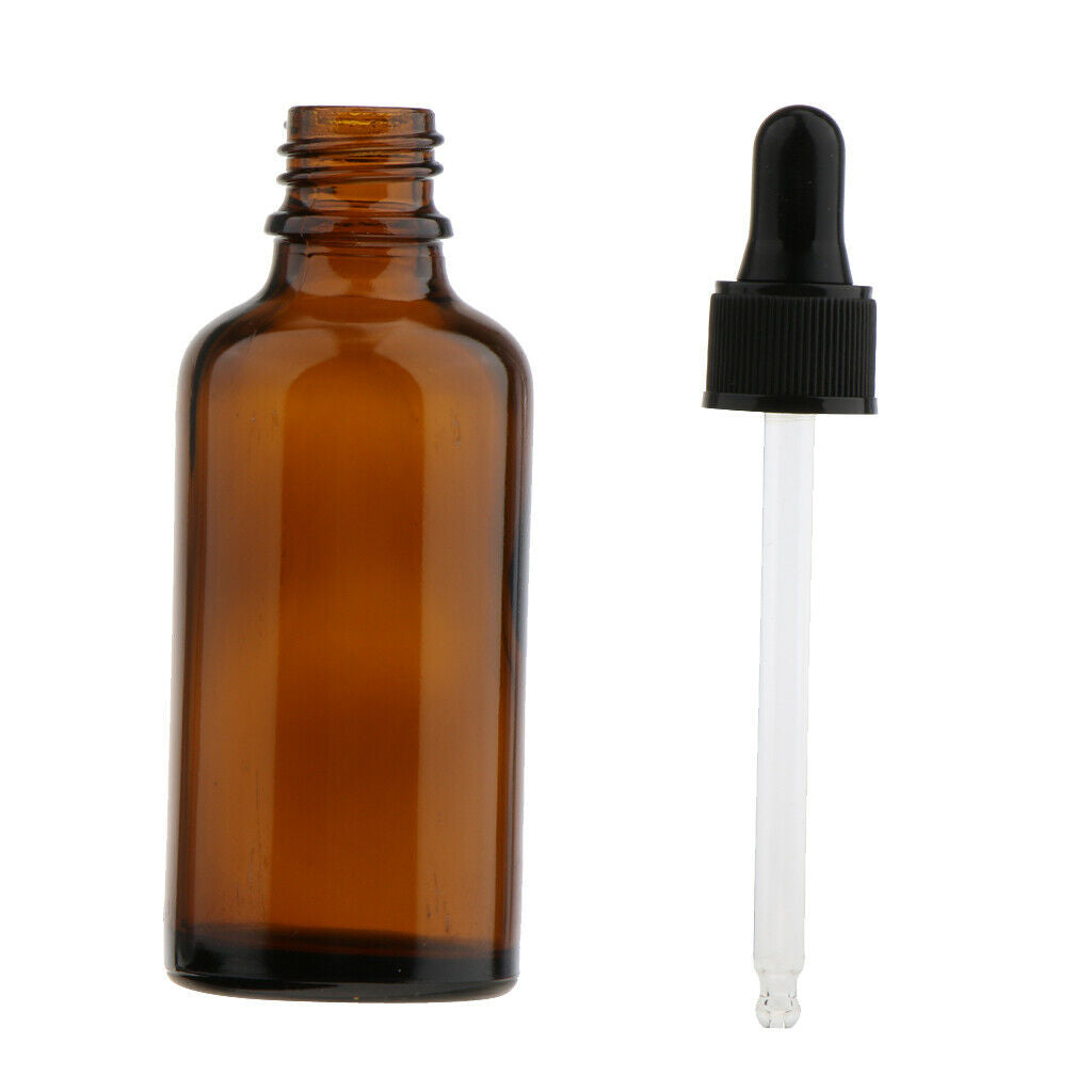 Travel / Home Pack of 12, Portable Glass Empty Essential Oil Bottles, Refillable