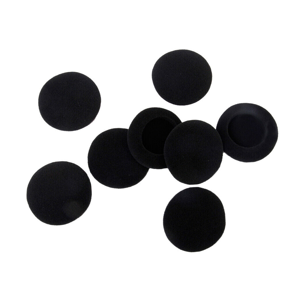 8Pcs Replacement HeadPhone Headset Earphone Foam Sponge Ear Pads Covers 65mm