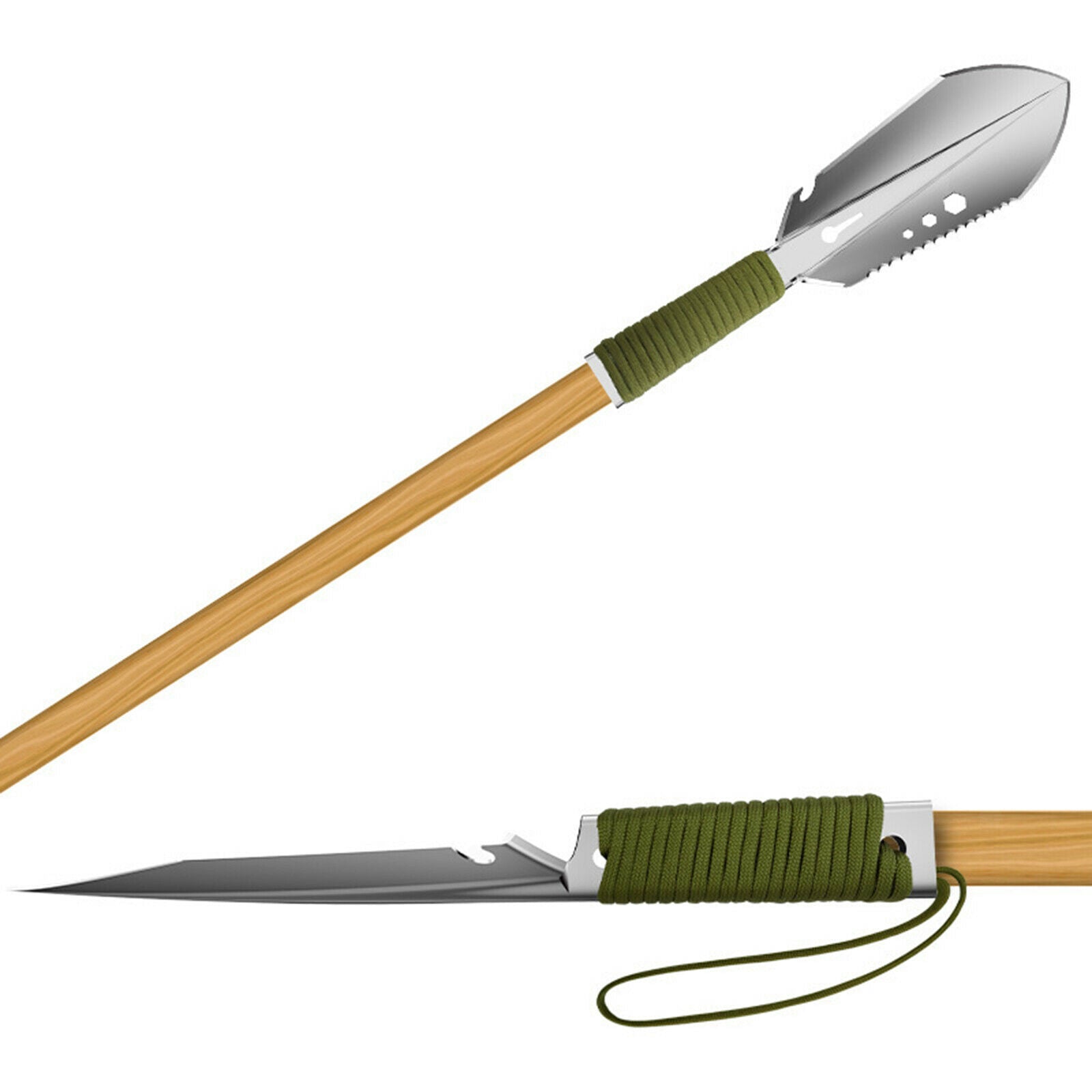 Camping Shovel Handy Outdoor Trowel Steel Landscaping Metal Detector Digger