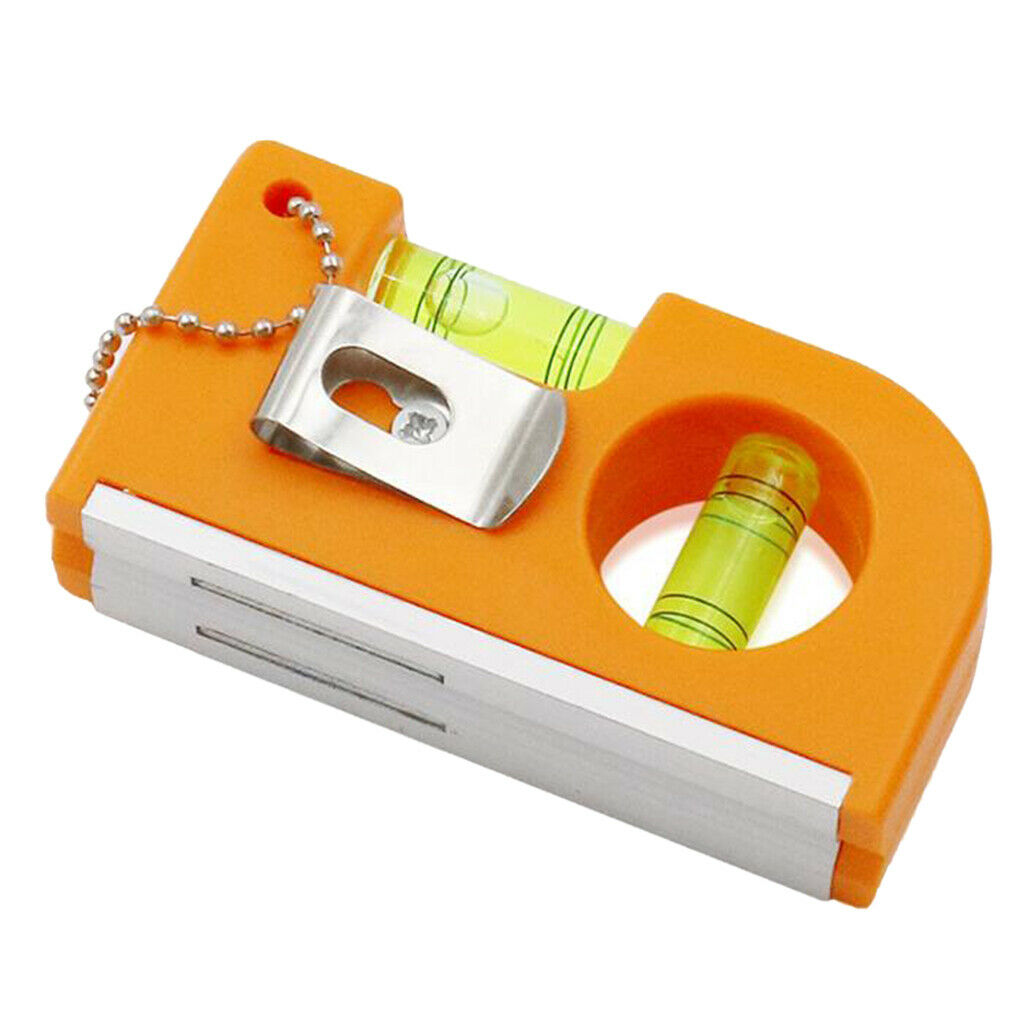 Portable Magnetic Small Pocket Level Tool with Two Bubble Spirit Leveler