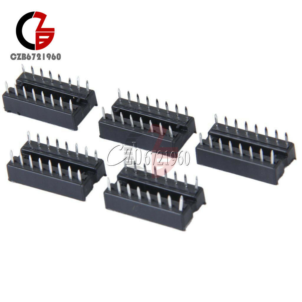 10PCS 16-Pins DIP IC Sockets Adaptor Solder Type Socket