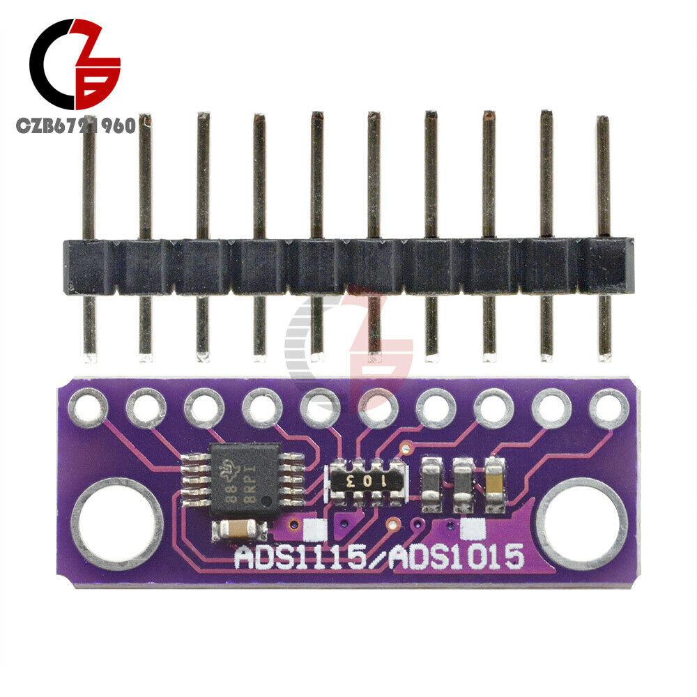 ADS1015 12-Bit I2C 4 Channel Converter Module ADC+PGA Development Board 2-5V