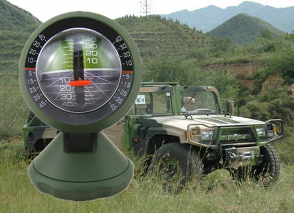 Car Outdoor Angle Tilt Slope Indicator Up/ Downgrade Clinometer Slopemeter Gauge