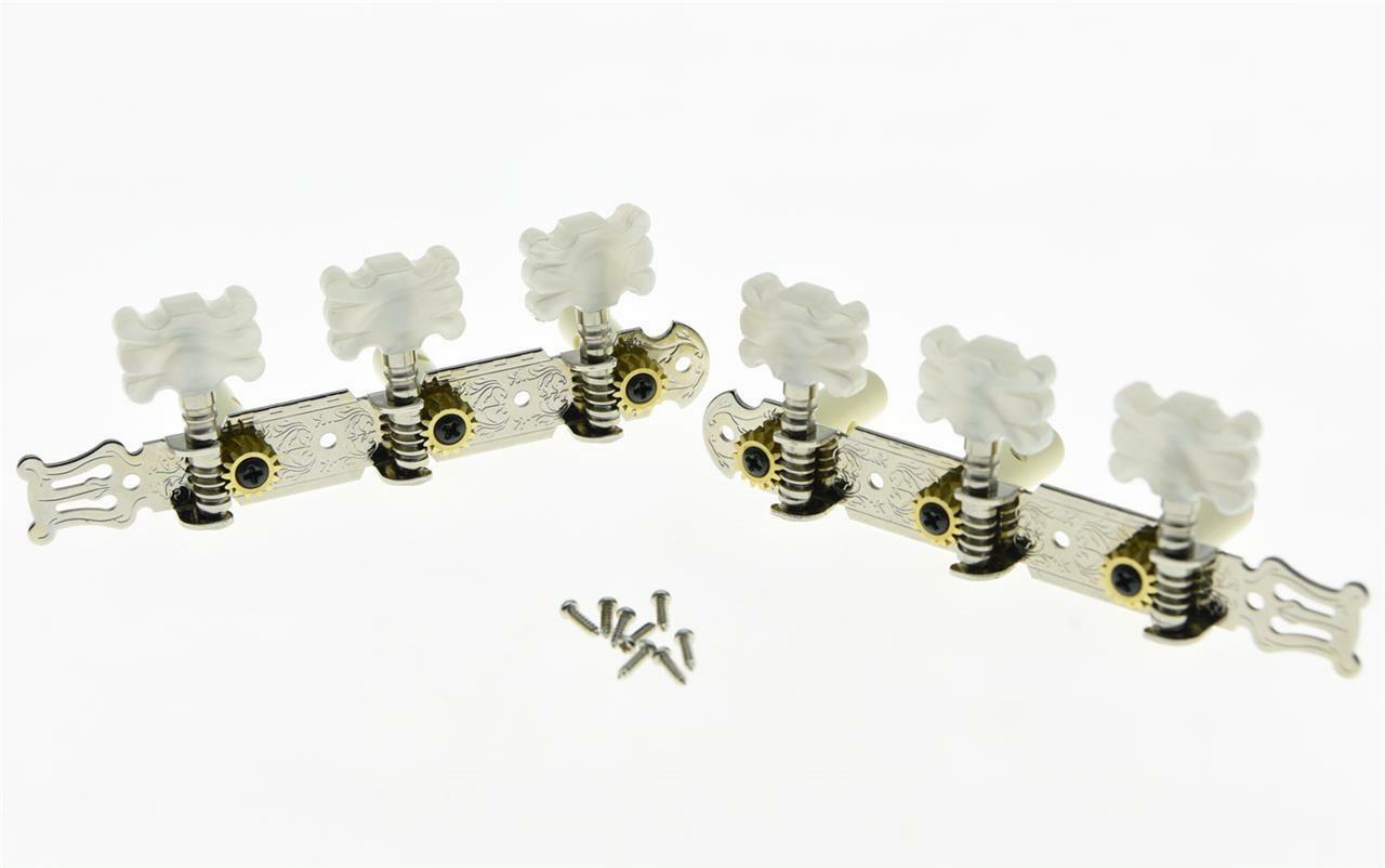 Nickel Long Spec Classical Guitar Tuners Classic Tuning Keys Machine Heads