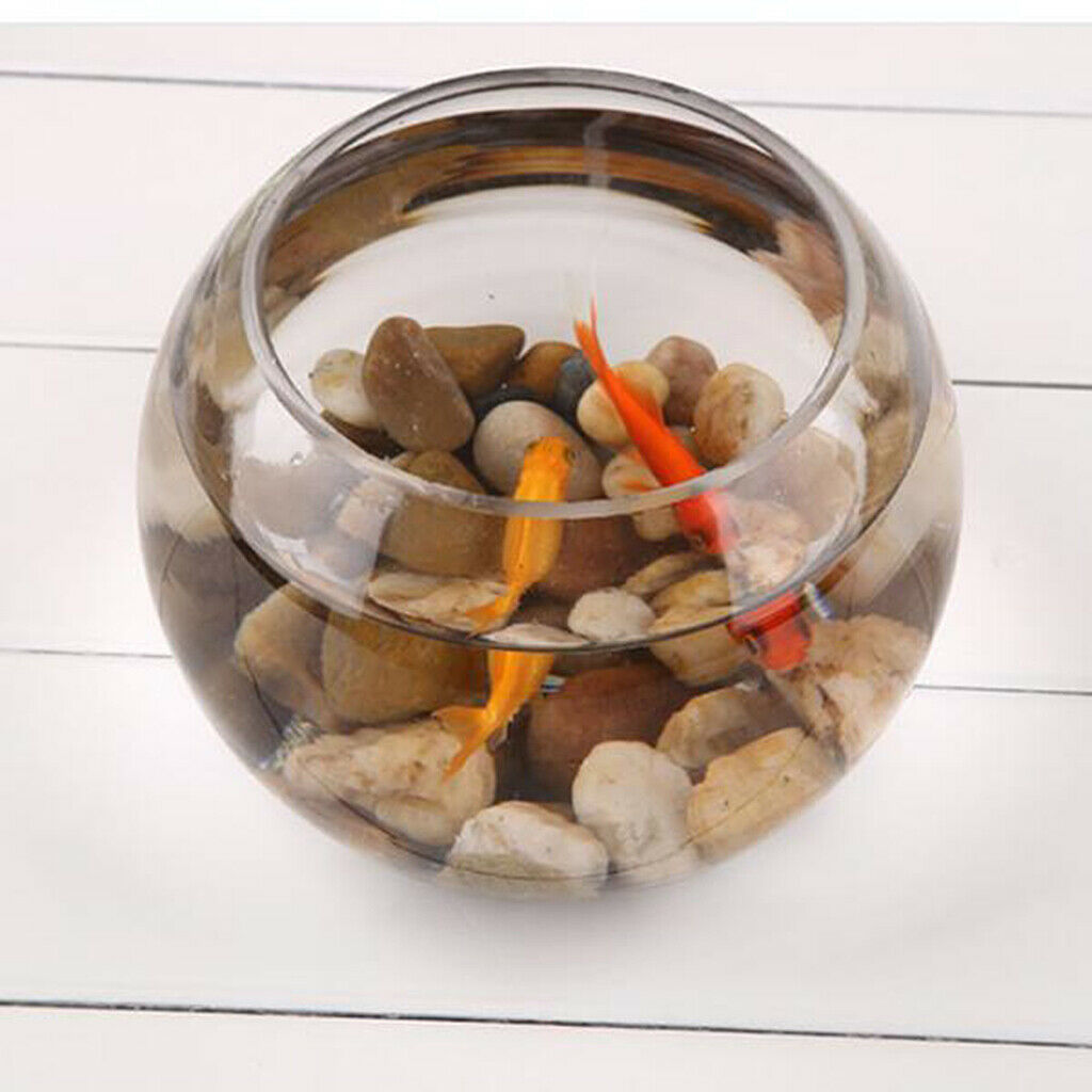 Clear Glass Aquarium Fishbowl for Tealight Gardens, Spa & Aromatherapy Settings,