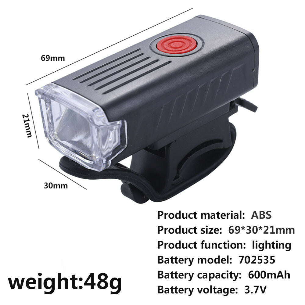 15000LM Rechargeable LED Bike Bicycle Light USB Waterproof Front Rear Headlight