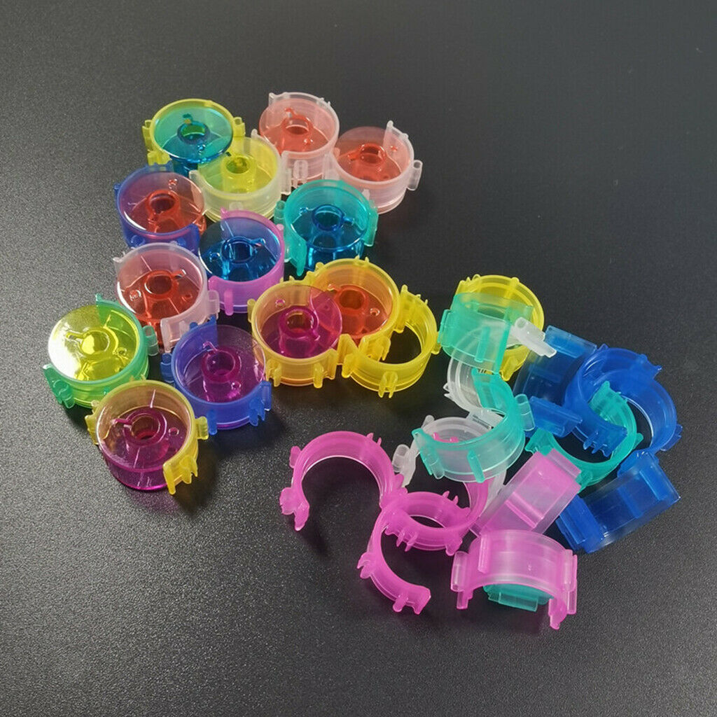 50Pcs/Pack Sewing Bobbin Small Clips Thread Clips Holder Tools Mixed Color