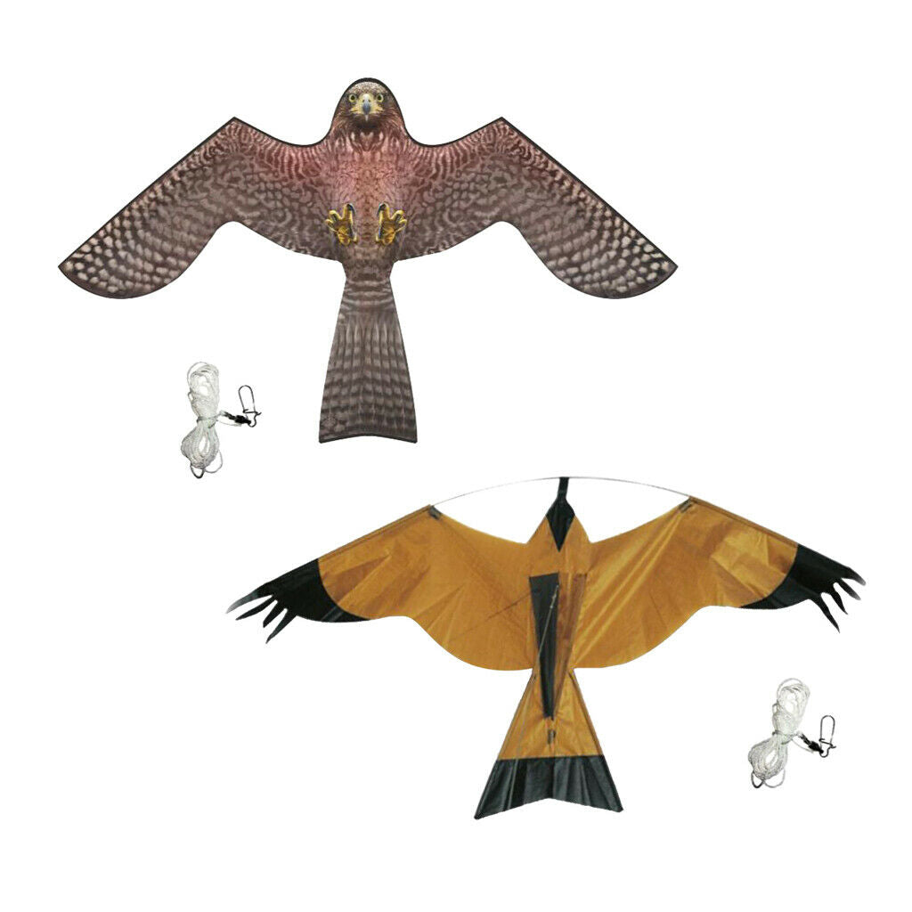 2x BIRD SCARER  KITE Kit CROP POND PROTECTION
