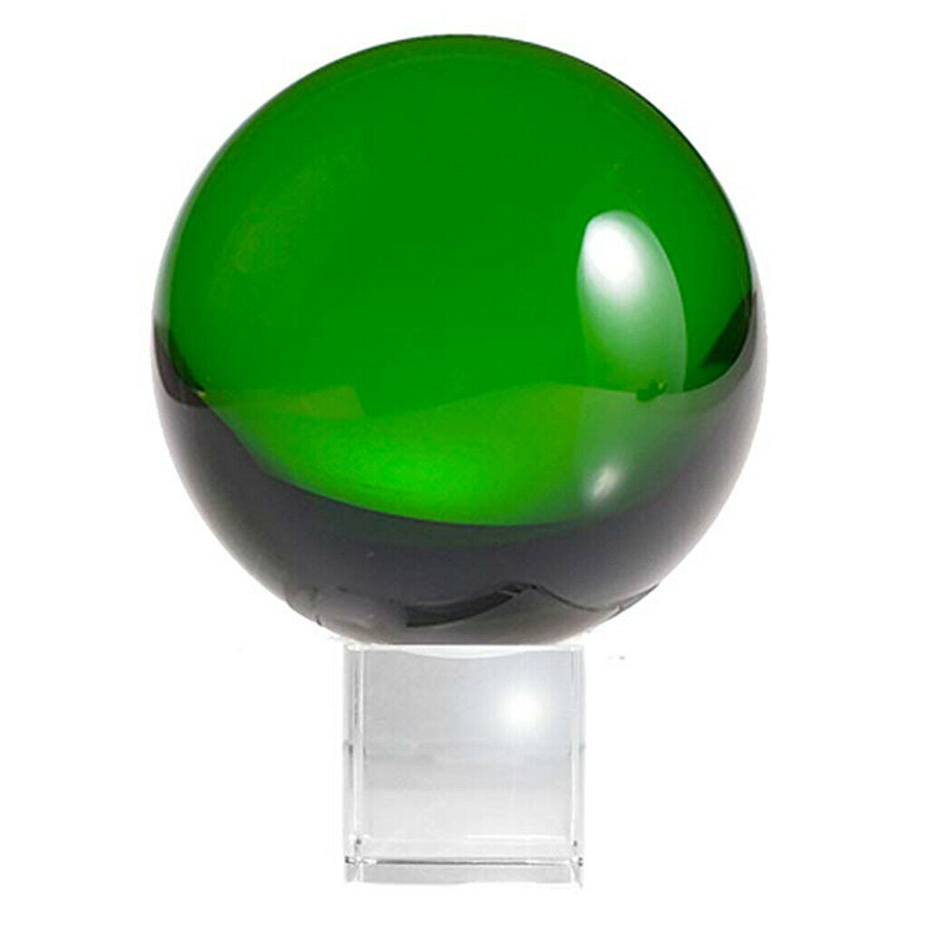 Clear Trapezoid Crystal Ball Stand, Small (For 1.57 inch - 2.36 inch Ball)