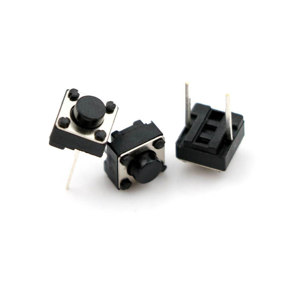 20Pcs Momentary Tactile Tact Push Button 2 Pin Switch DIP 6 x 6 x 5mm  S&qiJCDF