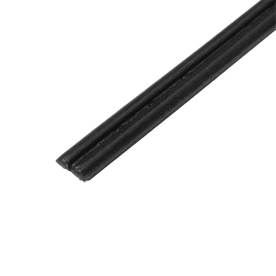 -XN20Pcs 2.5mm*5mm*1000mm Black Bumper Special Electrode PP Plastic Welding Rods
