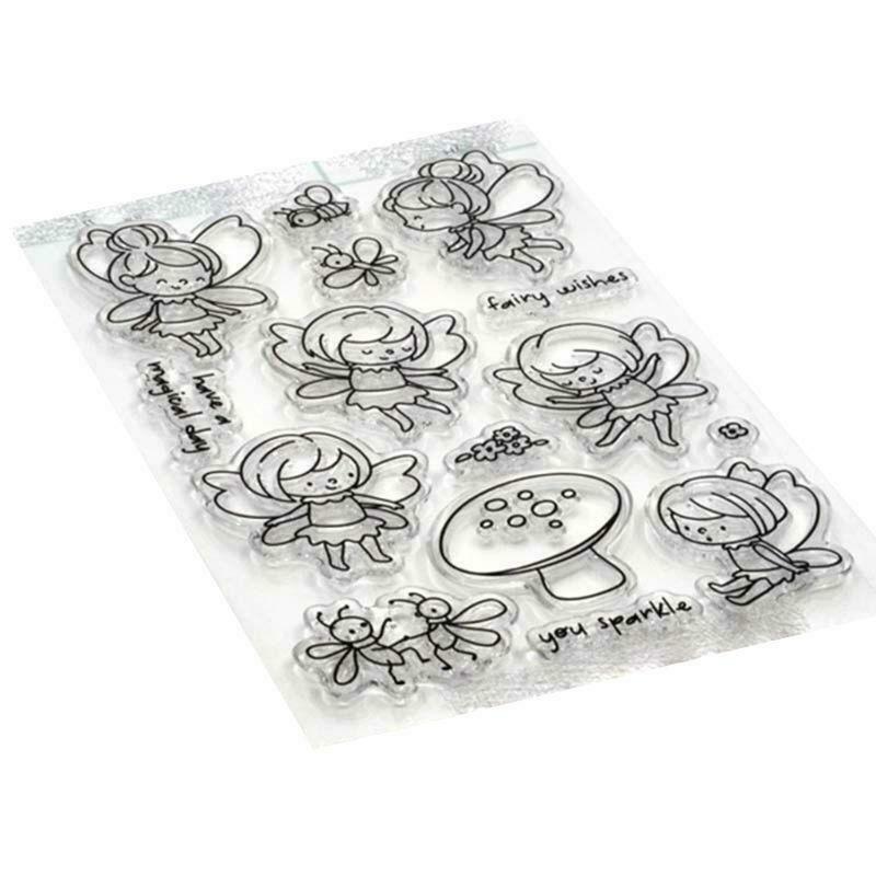 Angel Girls Cutting Dies Clear Stamp for DIY Scrapbooking Paper Card Embossing