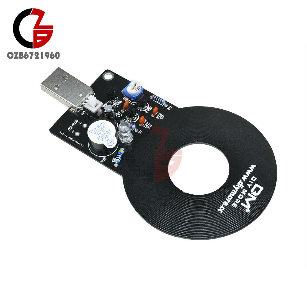Metal Detector Kits Electronic Non-contact Sensor Module DIY Kit + Battery Box