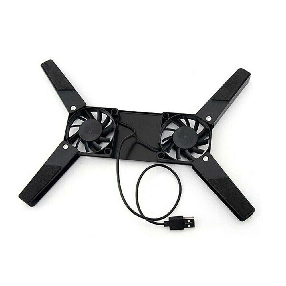 Foldable laptop cooling pad, With two Fans, Mini radiator, Portable radiator