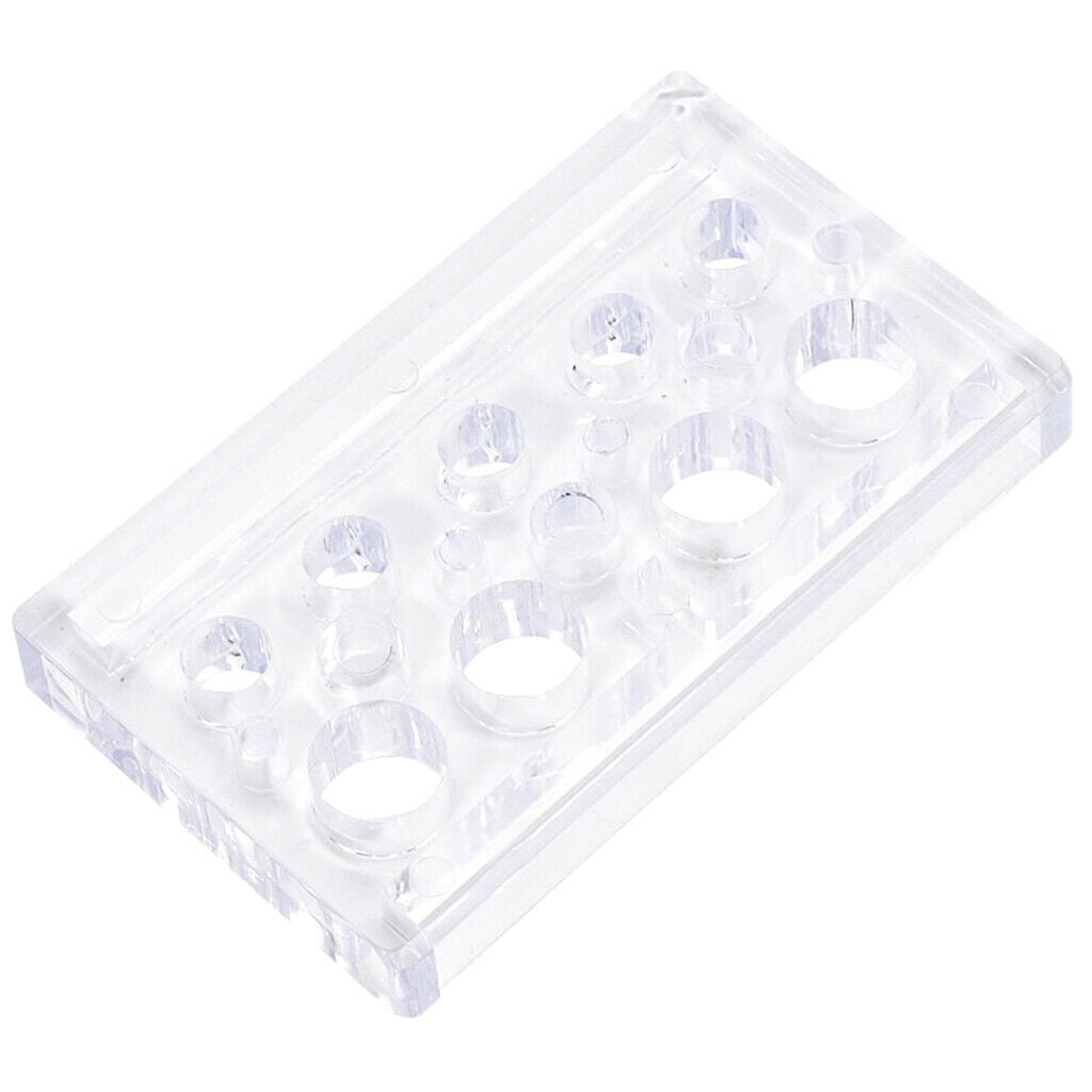 Acrylic Transparent Tattoo Pigment Ink Cup Holder Stand Display Supply