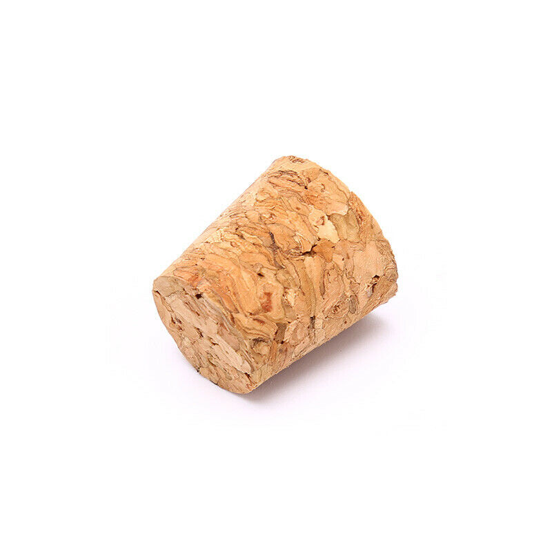 10pcs Tapered Natural Cork Bottle Stoppers Wine Corks Crafts 18*15*20mmYNluO BU
