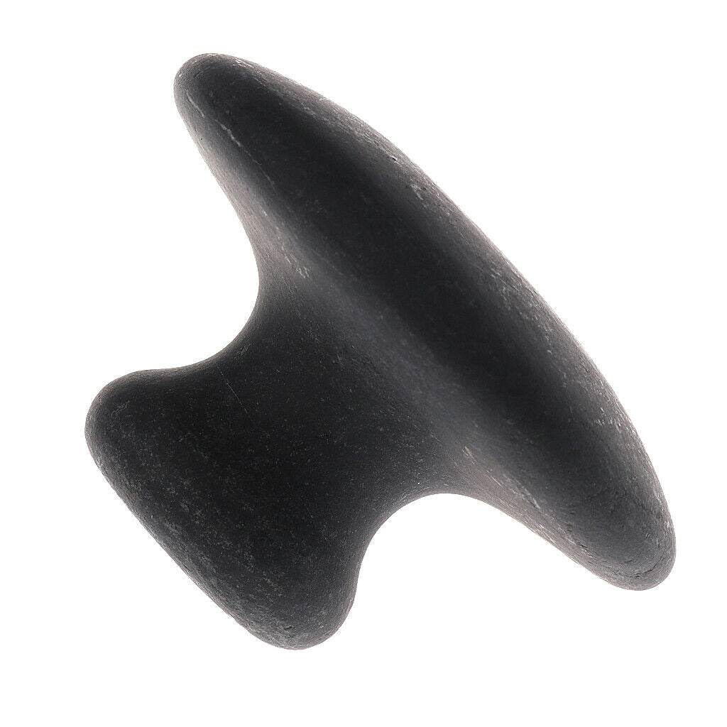 11 Pieces Massage Stone Natural   Basalt Hot Rock for Spa Gua Sha