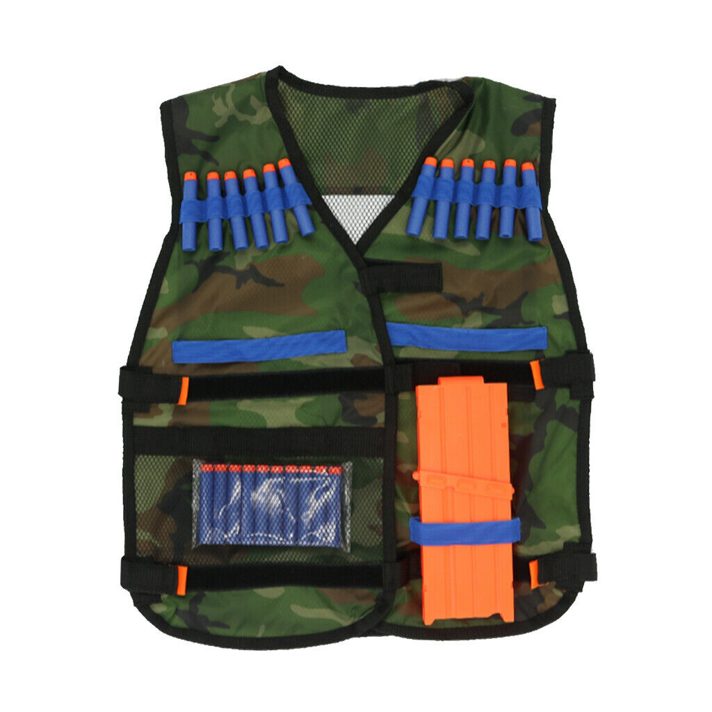 Children Adjustable Waistcoat   Camouflage Jacket Combat Training Vest