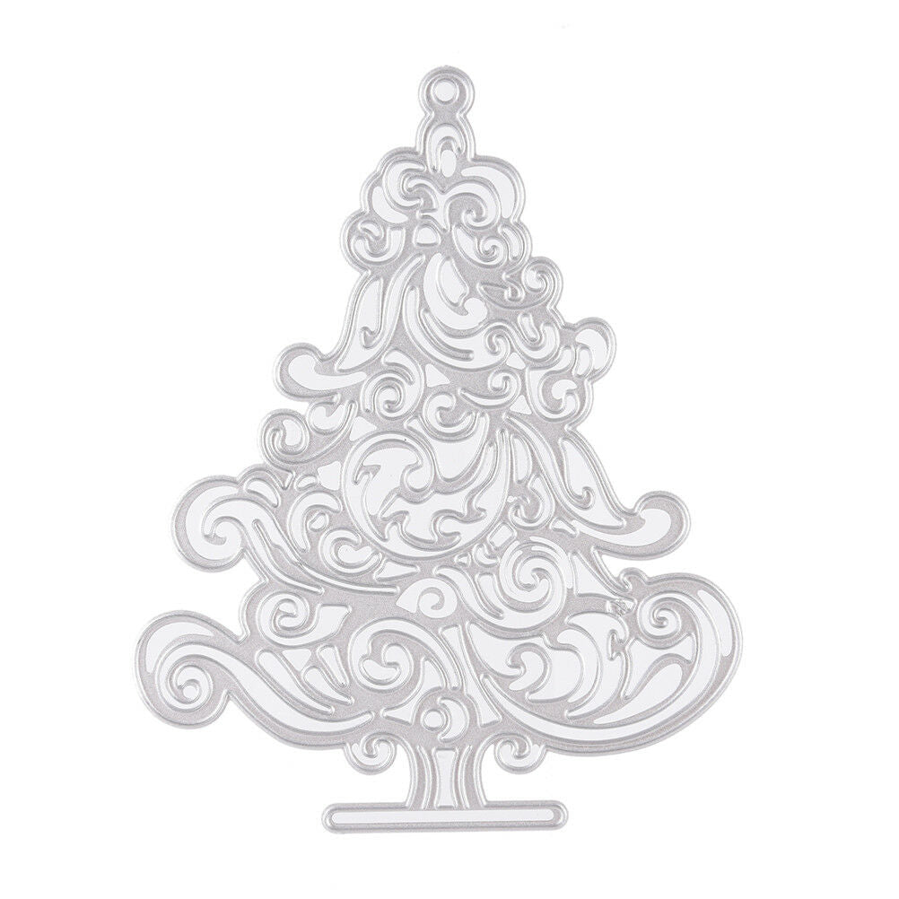 Christmas Tree Metal Cut Die Stencil Scrapbook Album Paper Card Emboss Craft  Kt