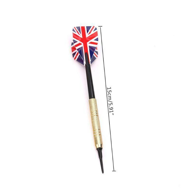 12pcs Soft Tip Darts With 36pcs Extra Tips Plastic Points Needle Electronic Dart