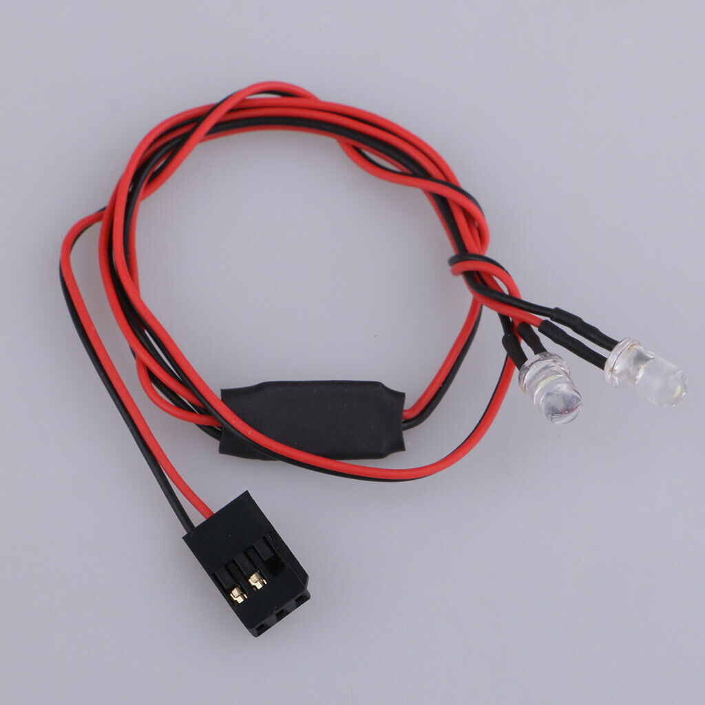 1/10 Scale RC Car LED Lamp Lights 2Pc for RC4WD  HSP HPI DIY Accessory