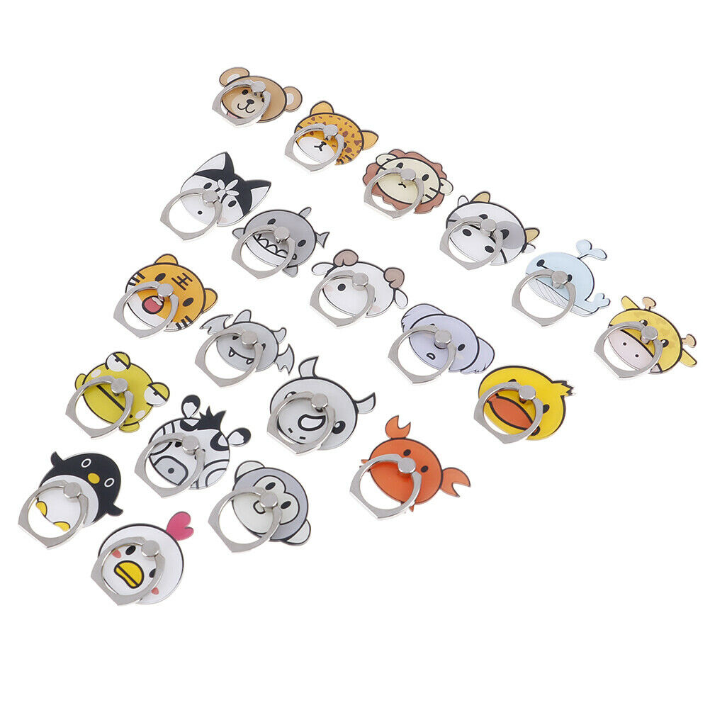 1pcs Universal cartoon animals finger ring mobile phone holder stand jJC.l8