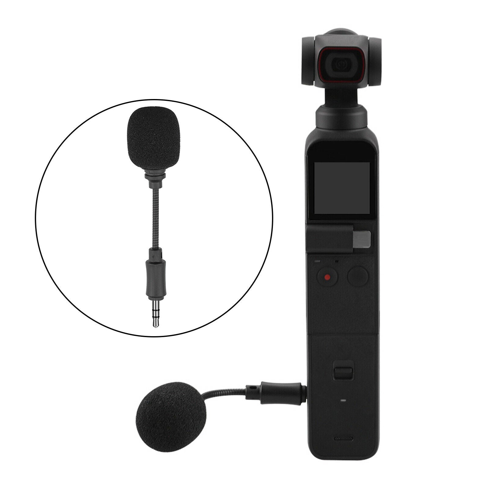 Portable External 3.5mm Microphone for DJI Osmo Pocket 2 Camera Accessories