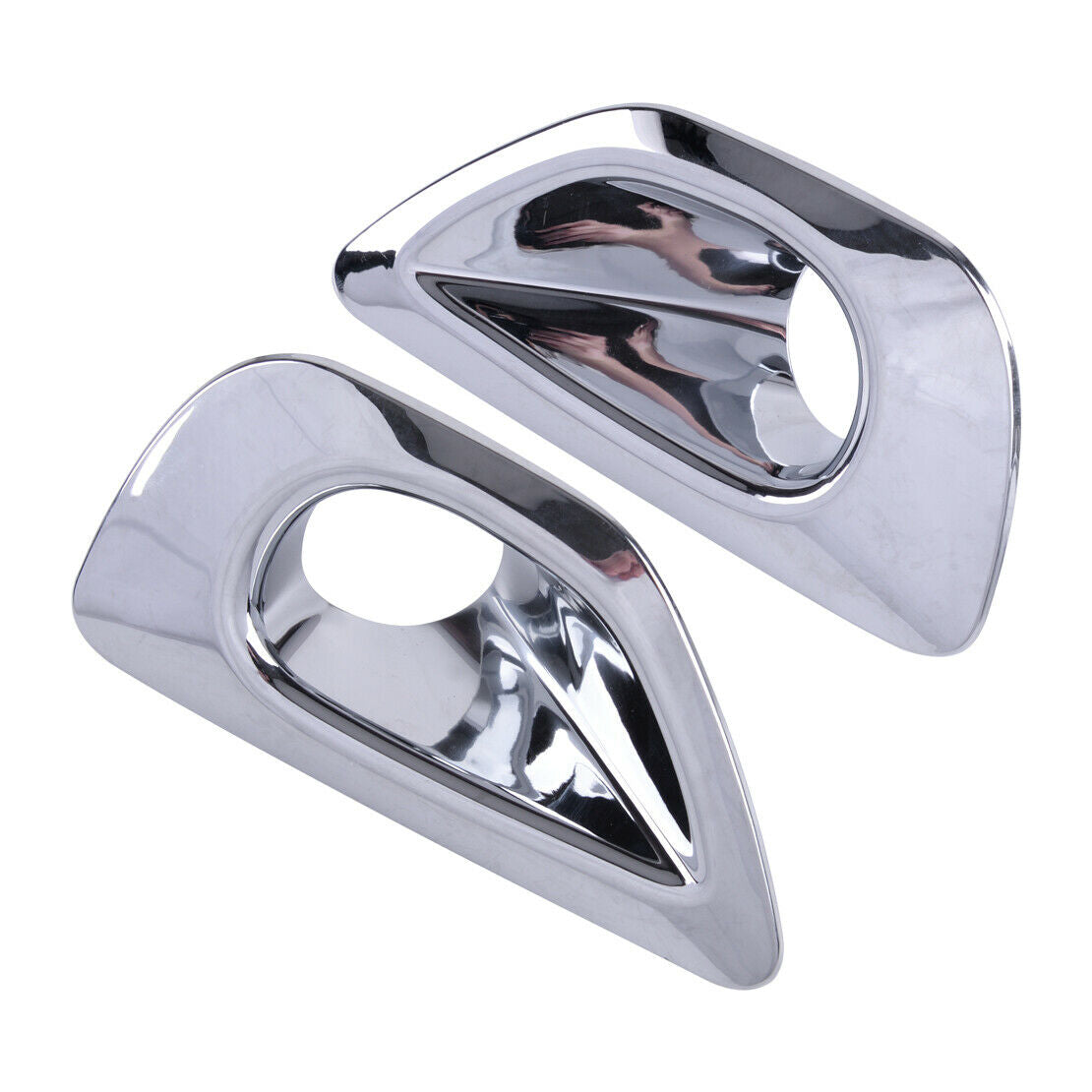 2x Front Bumper Fog Light Lamp Cover Trim Fit for Jeep Grand Cherokee 2014-18 An