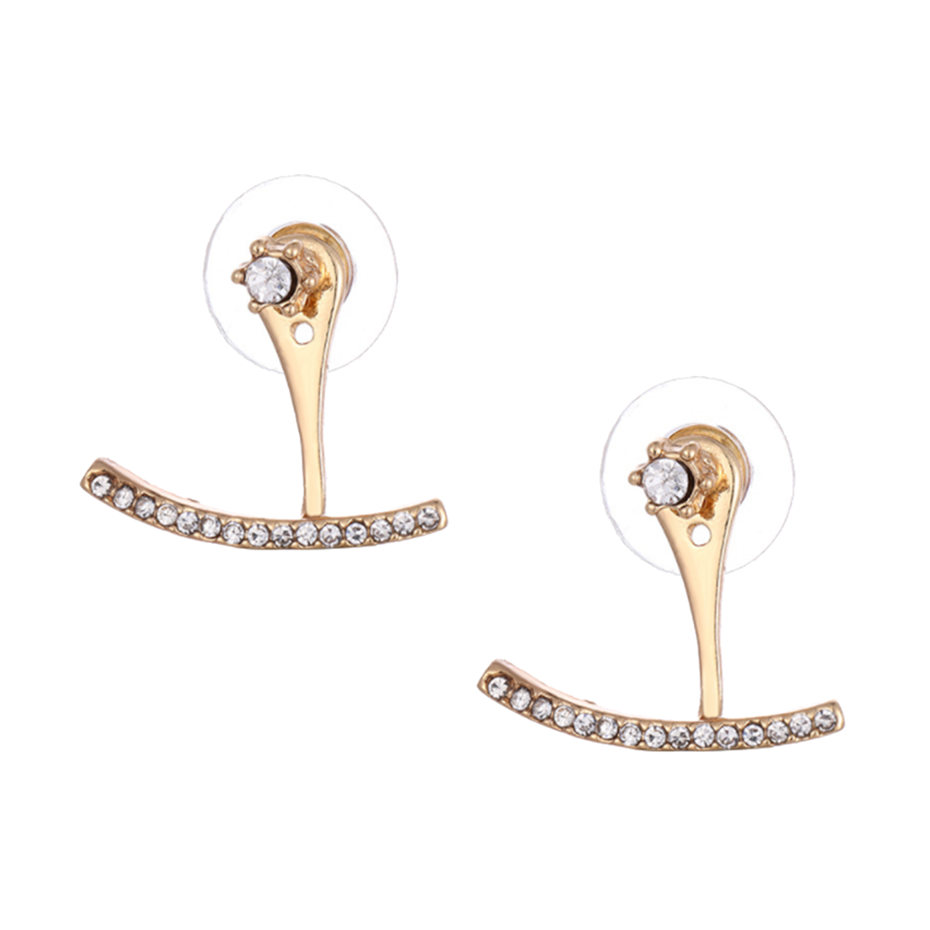 2Pcs Earrings Statement Ear Studs Girls Fashion Simple Daily Jewelry Wedding