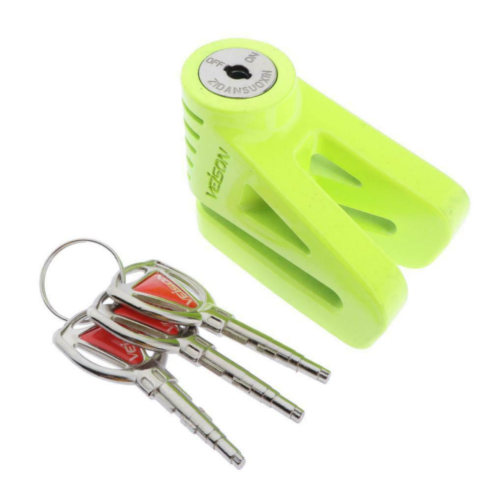 New Portable DX7 Disc Brake Lock Alarm Zinc-alloy For Motorbike ATV Bike