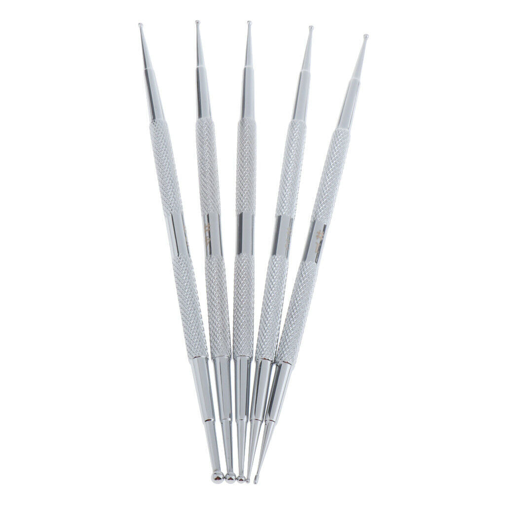 5pcs 2-Way Nail Dotting Pen Design Painting Drawing Sticks Drawing Tools