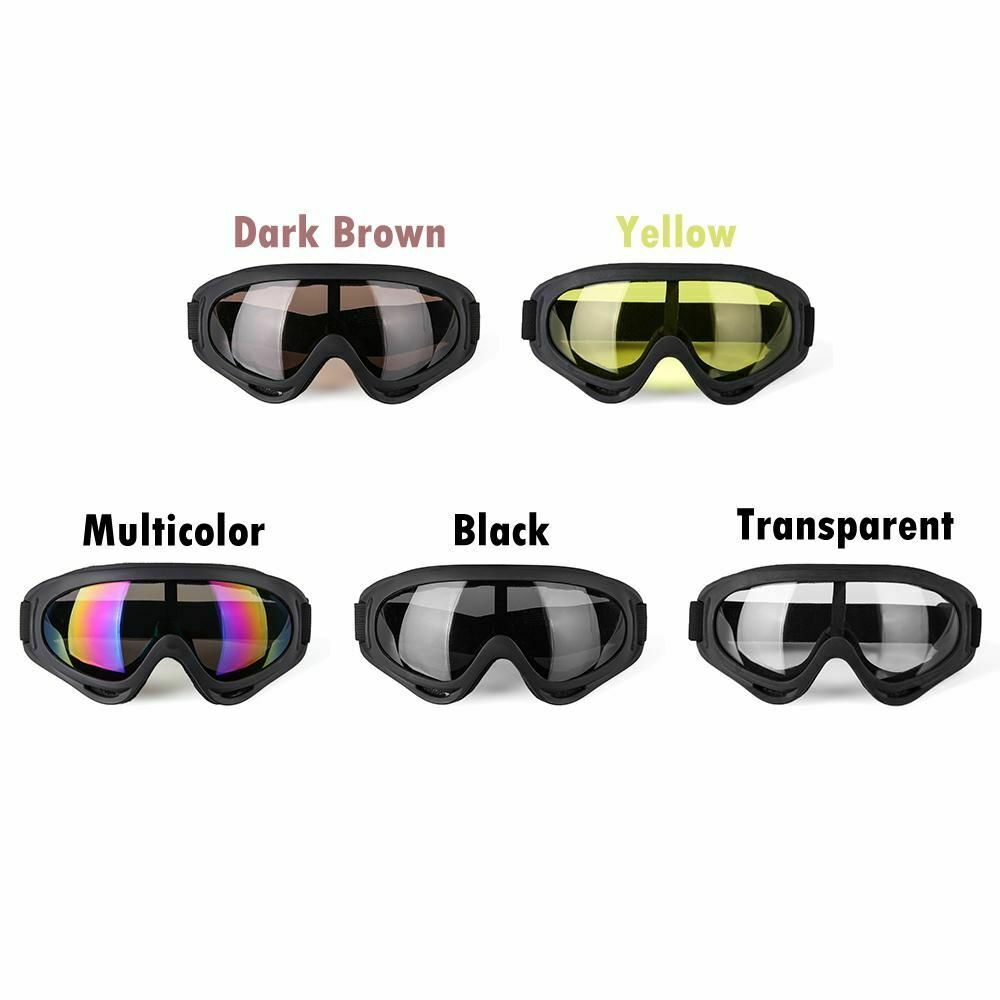 Outdoor Sports Ski Goggles Winter Windproof Eyewear Glasses Lens Frame