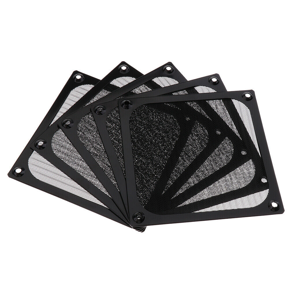 5pcs Aluminum Alloy Fan Filter Dust Cover for Pc Case