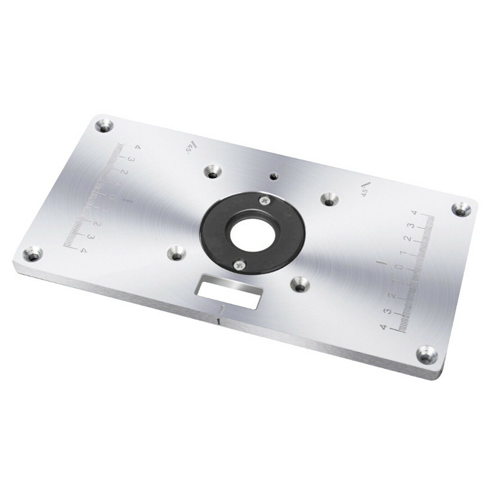 Router Table Insert Plate Trimming Machine Flip Board and Install Screws