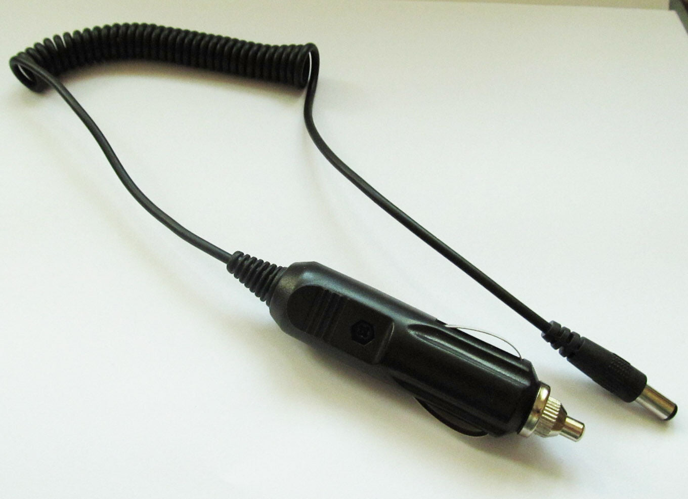5set Car Cigarette Plug to 2.5x5.5mm 5525 DC Plug W/Coil Wire