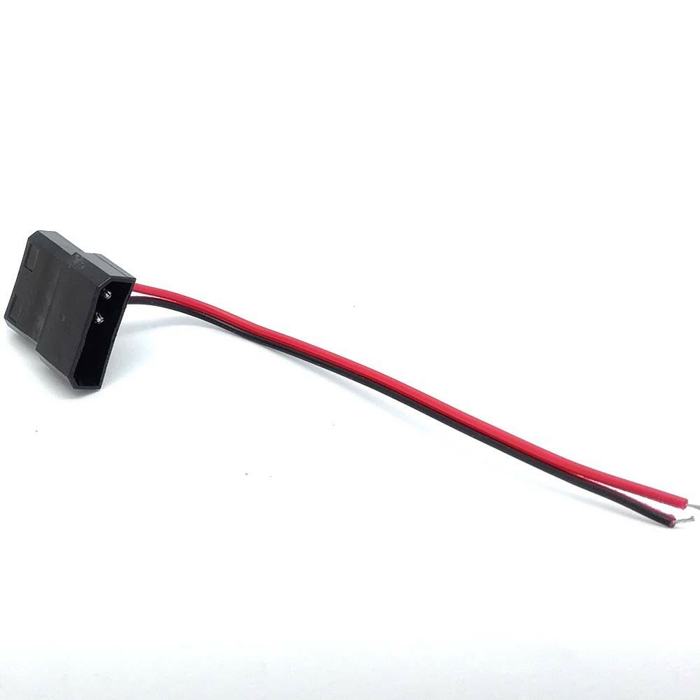 4 PIN Molex to 2 pin Welding cord DC Power cable 12V/3A for LED SMD PC box  tt
