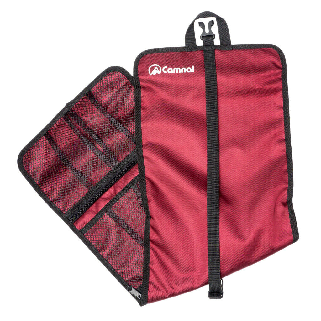 Rock Climbing Carabiner Storage Bag Hardware Buckle Holder Pouch Purple Red