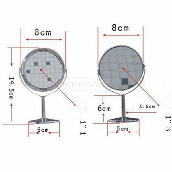 Beauty Makeup Cosmetic Mirror & Double-Sided Normal and Magnifying Stand Mirror