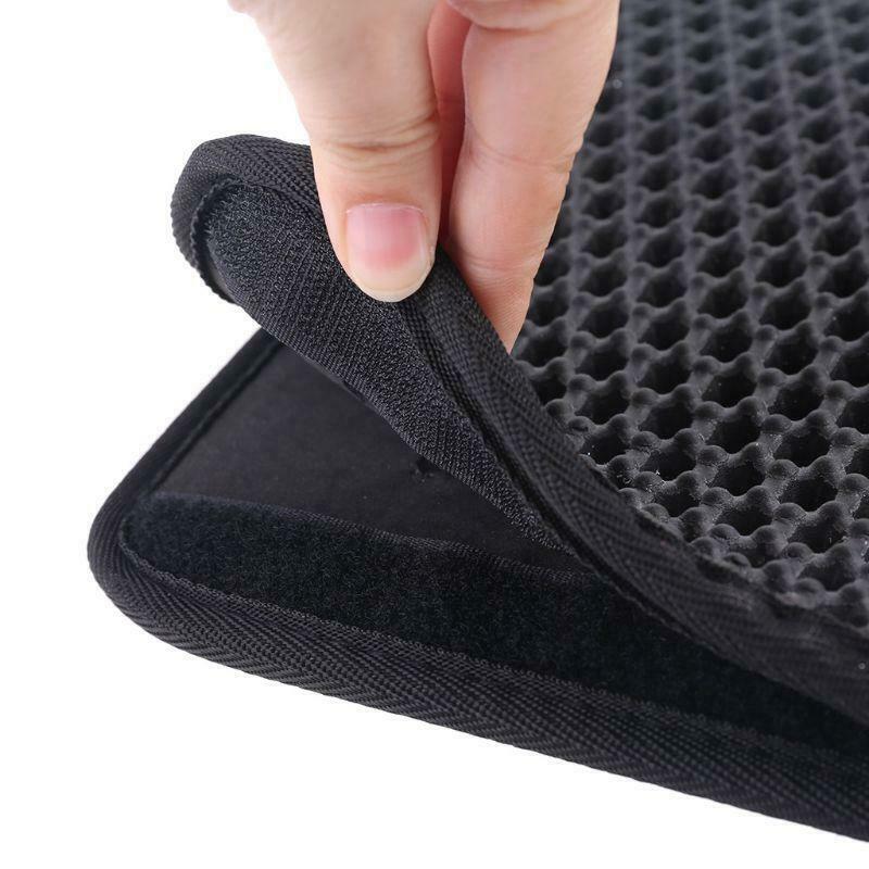Waterproof Pet Cat Litter Mat EVA Double Layer Cat Litter Trapping Pets Mat Pad