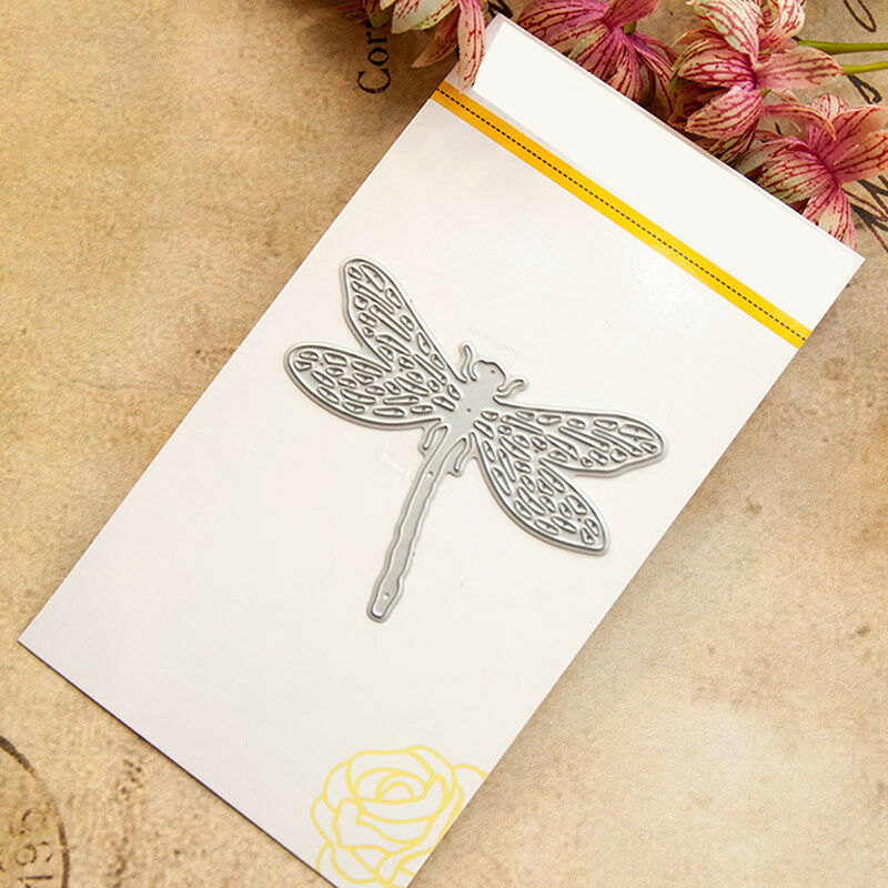 Dragonfly Metal Cutting Dies Stencil Scrapbooking Card Paper Embossing Cra.l8