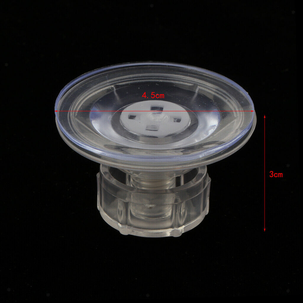 5pcs Acrylic Fish Tank Divider Suction Cup Double Suction Cup Aquarium Clip