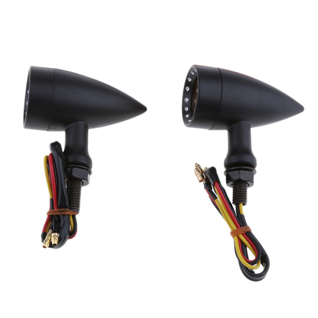 Motorcycle 20 LED Turn Signal Indicator Light for Bobber Chopper Cruiser