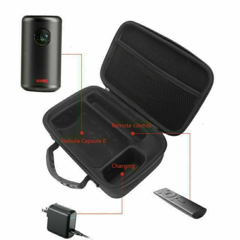 For Nebula Capsule II Mini Projector Shockproof Hard Case Storage Bag Protection