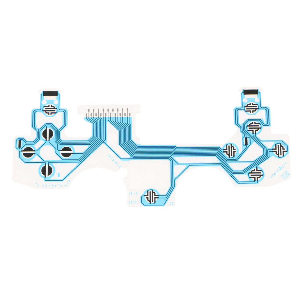 2x Replacement Button Ribbon Circuit Board Film Part for PS4 Controller