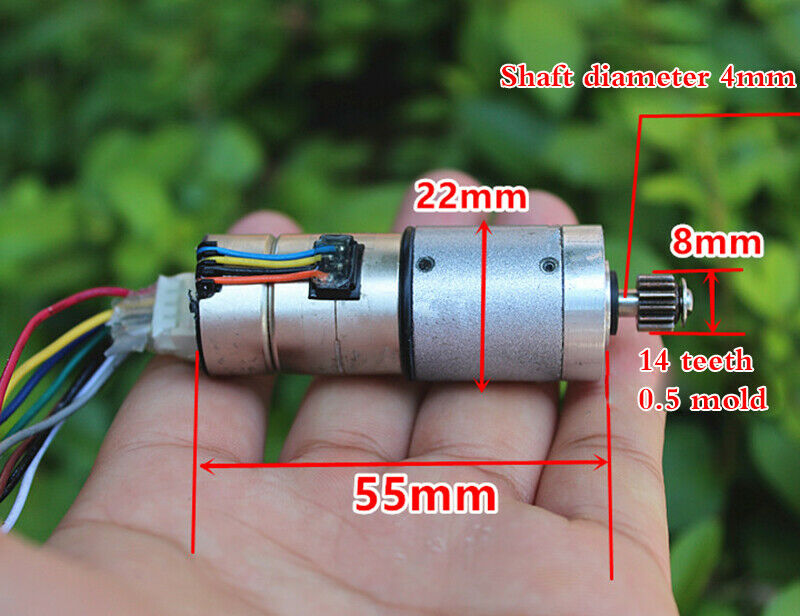 1pcs Planetary gear stepper motor 2-phase 4-wire slow stepper motor micro
